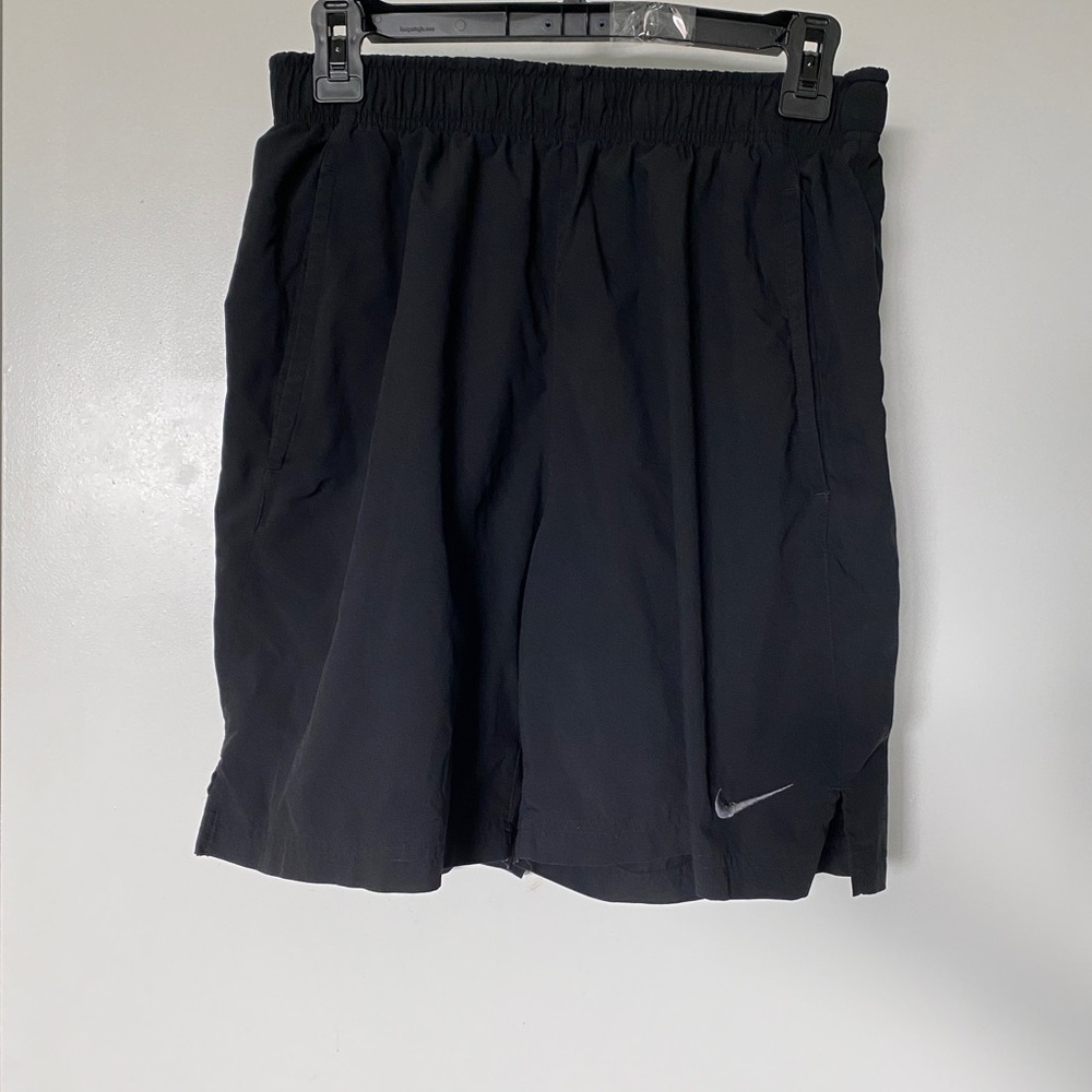 Black Nike Canvas Running Shorts Medium - Excellent Condition